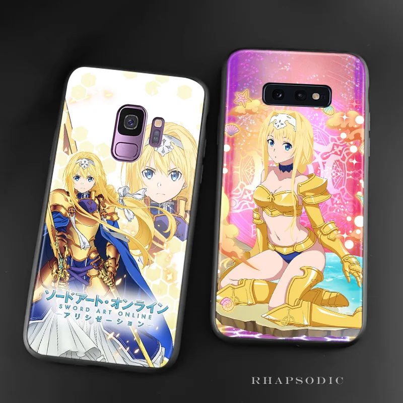 Алиса зуберг меч искусство онлайн алинизация аниме чехол для телефона Samsung galaxy s8