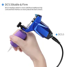 Клеймо роторная тату машина Швейцарский Мотор DC 5,5 интерфейс 7100 R/M низкий уровень шума Мощный Тихий мотор Подвески в виде татуировки Боди и арт