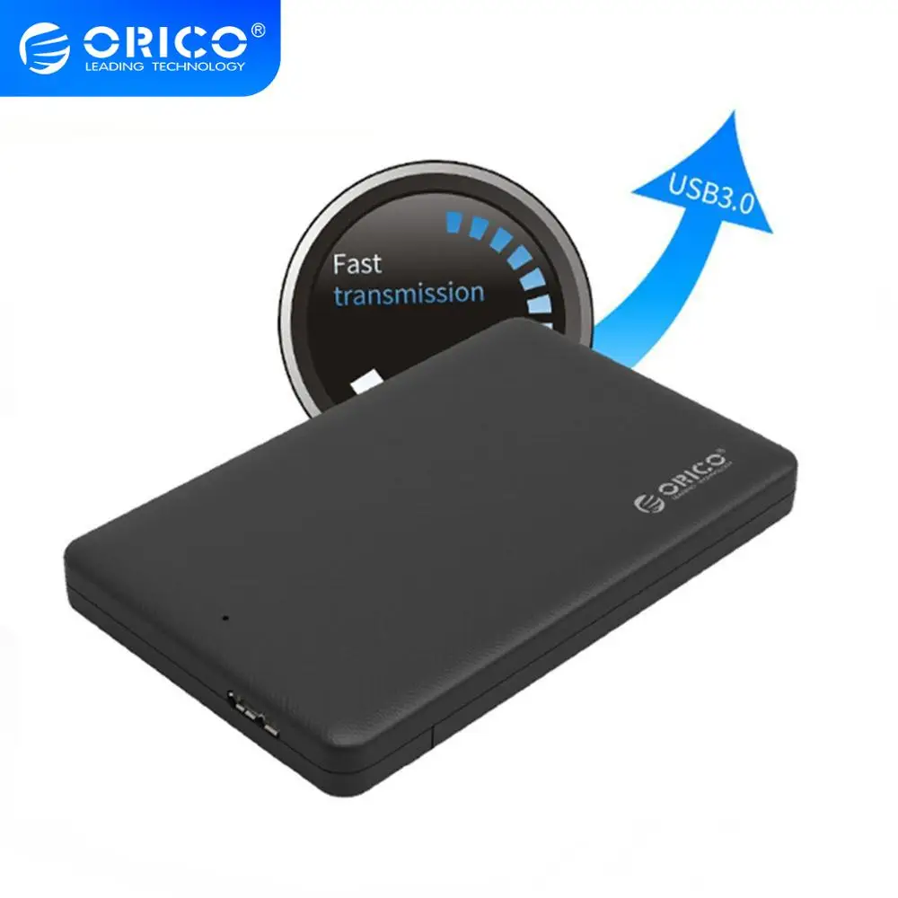 Чехол для жесткого диска ORICO 2 5 дюйма Sata к USB 3 0 адаптер корпуса Гбит/с 2577U3 коробка