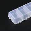 7 slots rectangle Jewelry Container Compartment Plastic Storage Box Case jewelry box for Beads earrings packaging & display1PCS ► Photo 3/6