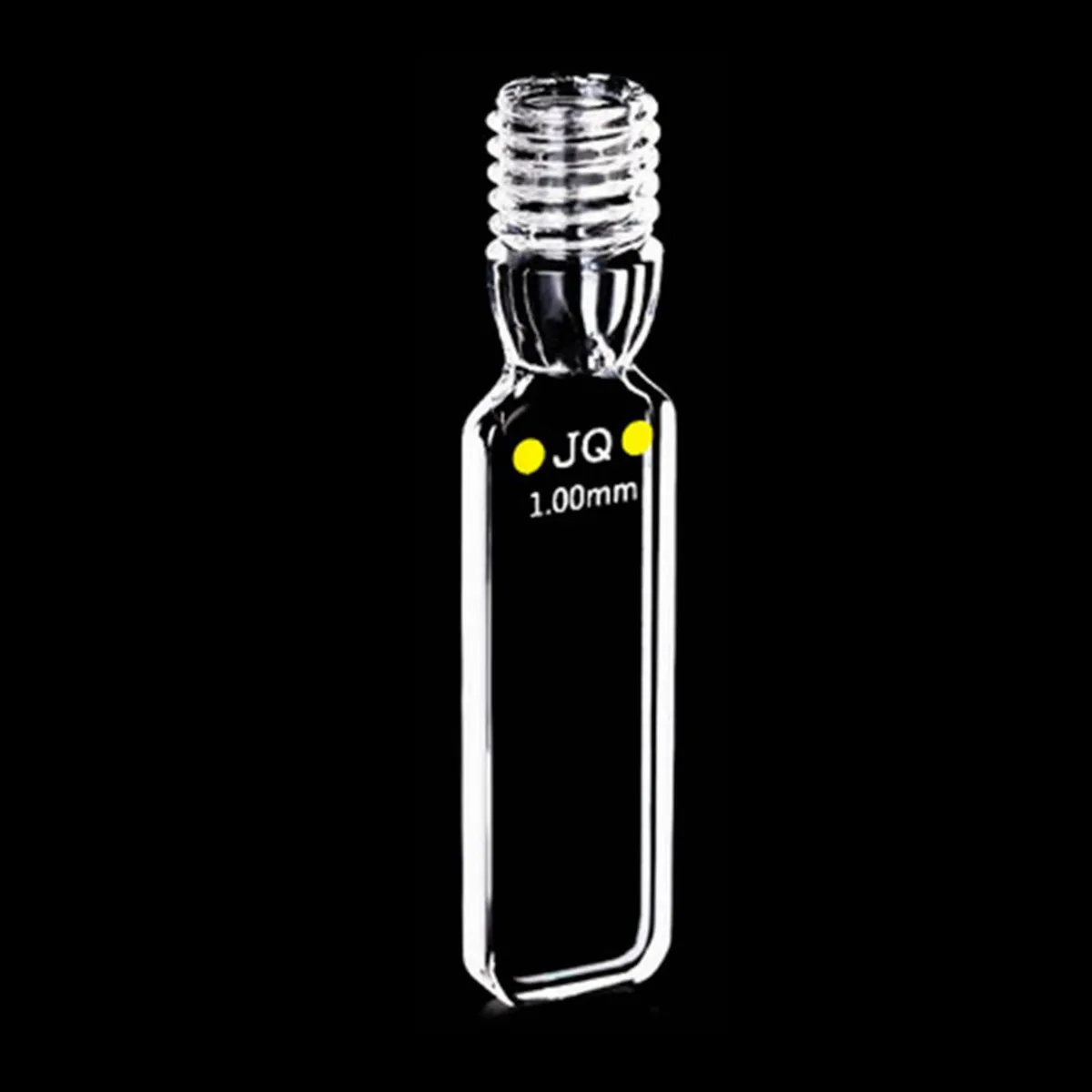 1mm Path Length 350ul 2-way Light JGS1 Quartz Cuvette Cell PTFE Lid For UV Spectrophotometers Transmittance More Than 80%