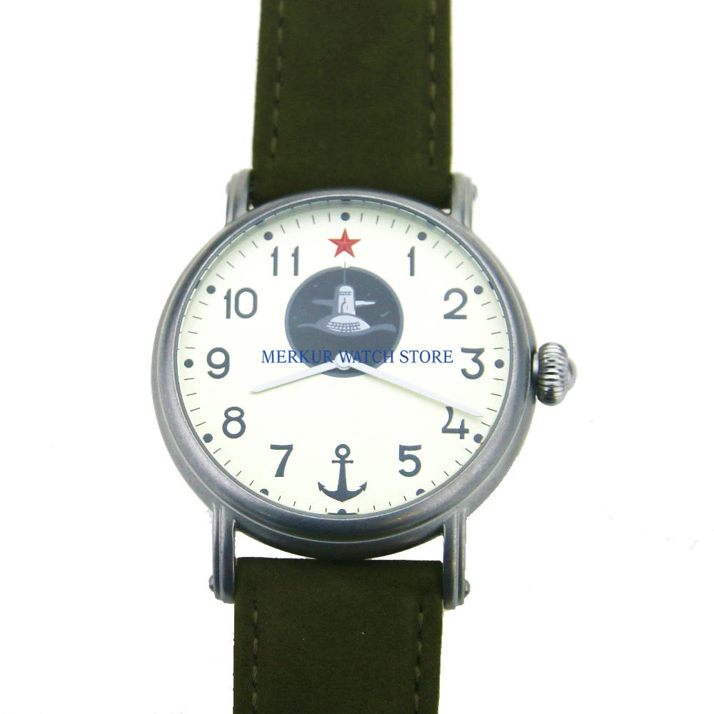 Красная звезда механические мужские часы в русском стиле ручной работы Механическая подводная лодка