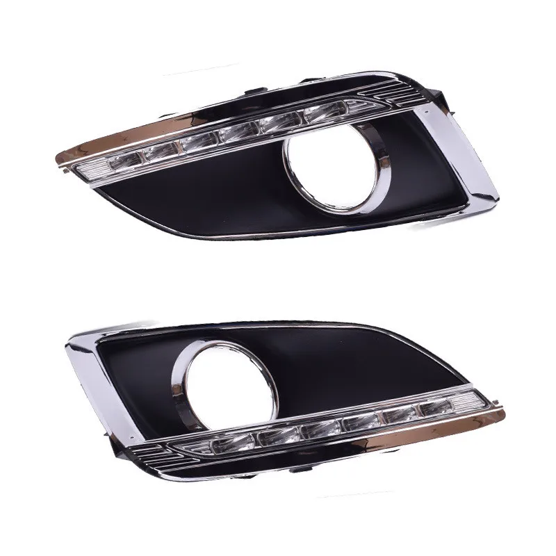 Для hyundai IX35 2010 2011 2012 водительский DRL Дневной ходовой светильник, противотуманная фара, релейный Светодиодный дневной светильник, автомобильный стиль