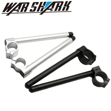 Универсальный Гоночный Регулируемый ЧПУ 31, 32, 33, 35, 36, 37, 39, 41, 43, 50, 51 мм, на зажиме, вилка, руль, ручка, бар, кафе, гонщик, мотоцикл