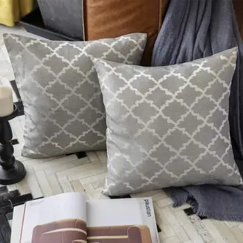 

Modern Cushions Covers 45X45 for Sofa Couch Bed Jacquard Throw Pillows Covers For Bedroom House Home Decor Cushion Cases 50x50