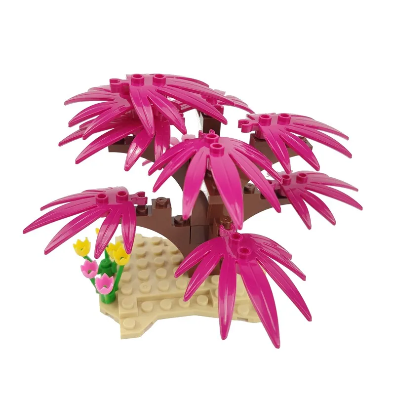 

Legoing MOC City Sets Toys Parts Children Toy & Hobbies Pink Tree DIY Gifts Figure Building Blocks City Legoings Creator Diy Toy