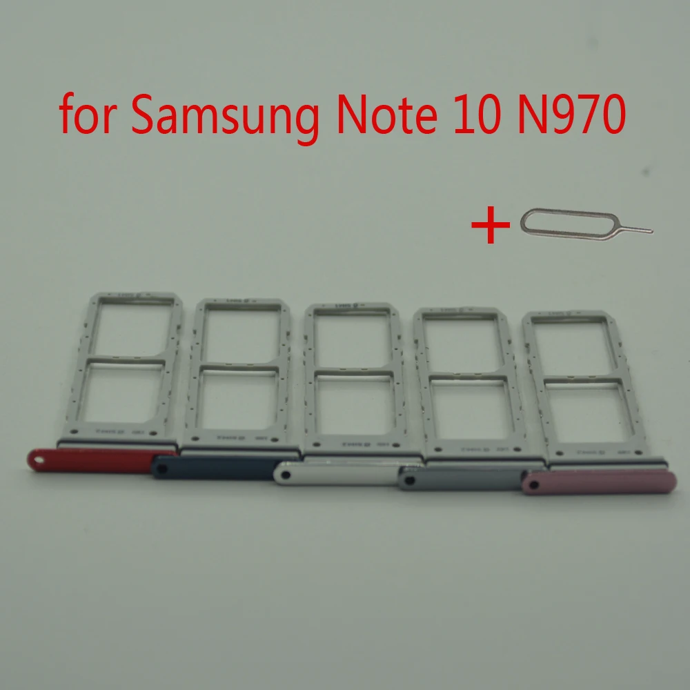 Адаптер для Sim карты Samsung Note 10 N970 Galaxy Note10 N970F оригинальный мобильный телефон корпус