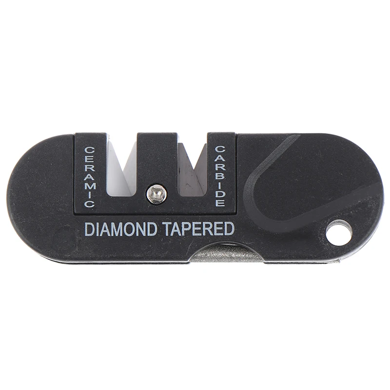 Knife Sharpener Portable Tungsten Ceramic Carbide Whetstone for Fish Hook Pocket Outdoor