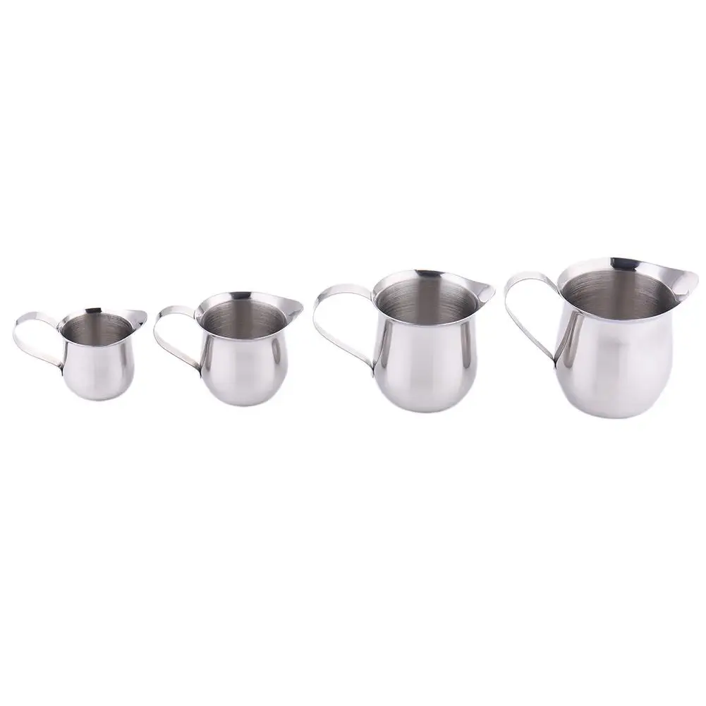 Coffee Premium Small Milk Cream Waist Cup Kettle Stainless Steel Milk Cup Durable Household Kitchen Tools kahve fincan takimlari