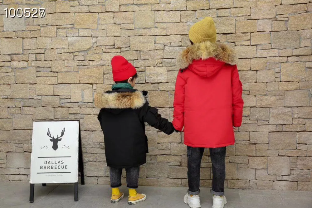 Зимняя куртка-пуховик, 85-145 см детская парка пуховики для девочек Детская короткая утепленная верхняя одежда куртки-пуховики для мальчиков
