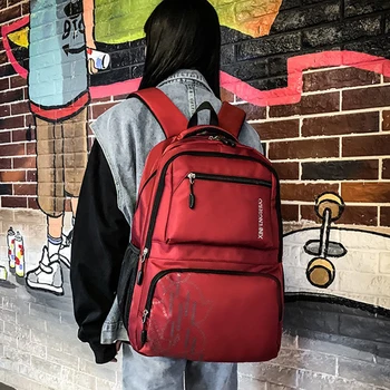 

Casual Women Backpack Solid Color Oxford Rucksack School Bag For Teenage Girls Travel Bagpack Mochilas Female Knapsack Backbag