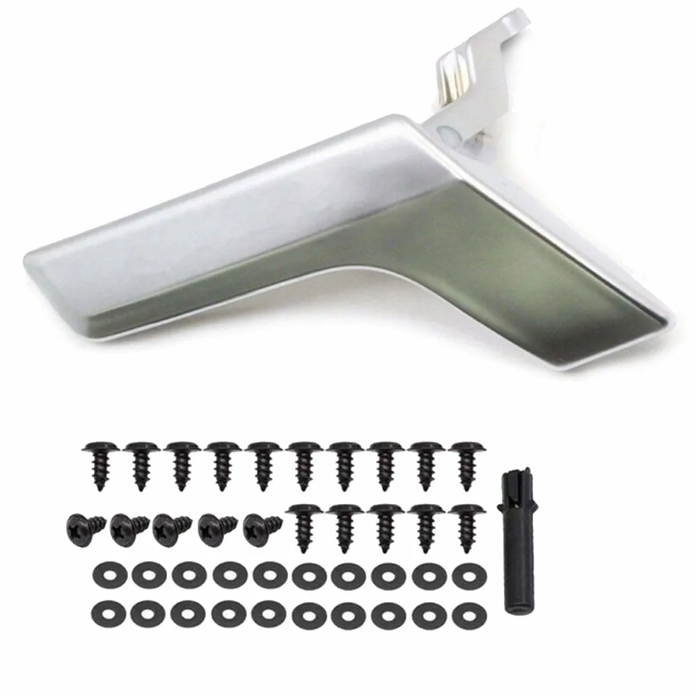 

Car ABS+PC Matte Silver Inside Interior Door Handle Left Driver Side Repair Set for Mercedes-Benz C-Class W204 X204 2008-2014