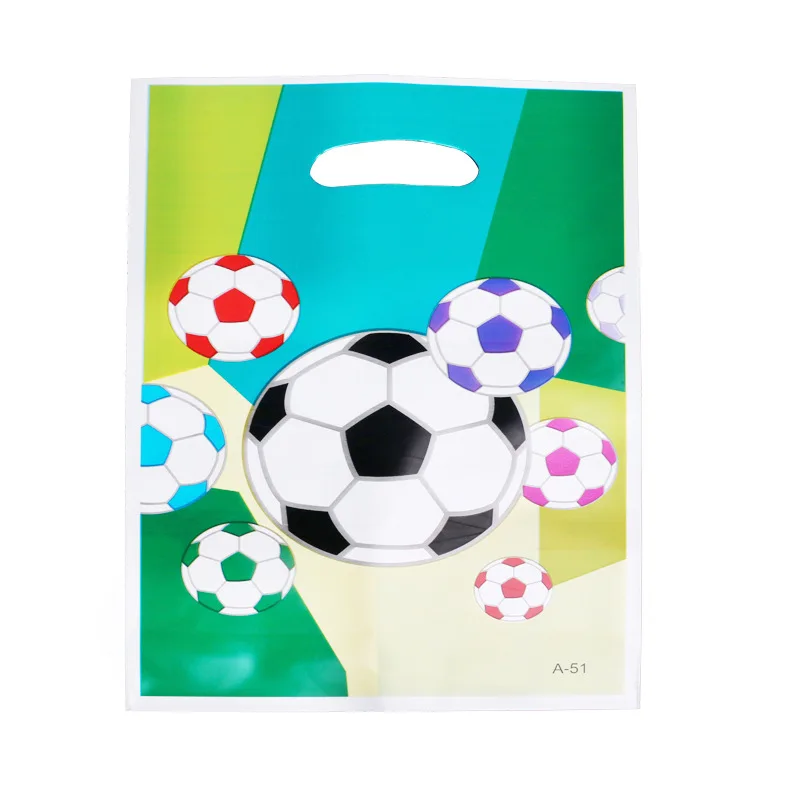 LISM 20 шт./партия, Футбольная тематическая сумка, непроданный товар, подарок, конфетные футбольные пакеты, праздничные украшения, футбольные пакеты - Цвет: as picture