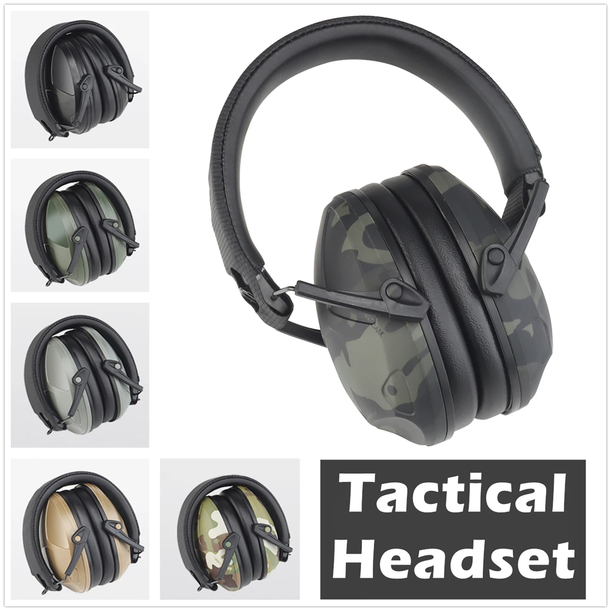 Tactical Shooter Noise Reduction Headset IPSC AntiNoise Earmuff