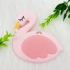 1/10pcs Silicone Beads & Baby Teether Pink Swan Flamingo Bead DIY Making Baby Teething Necklace Accessories Nursing Toy 4
