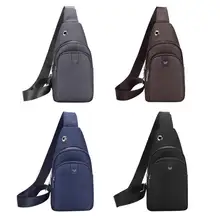 Винтажные однотонные сумки через плечо мужские рубашечная ткань, молния дорожные нагрудные сумки уличные модные сумки