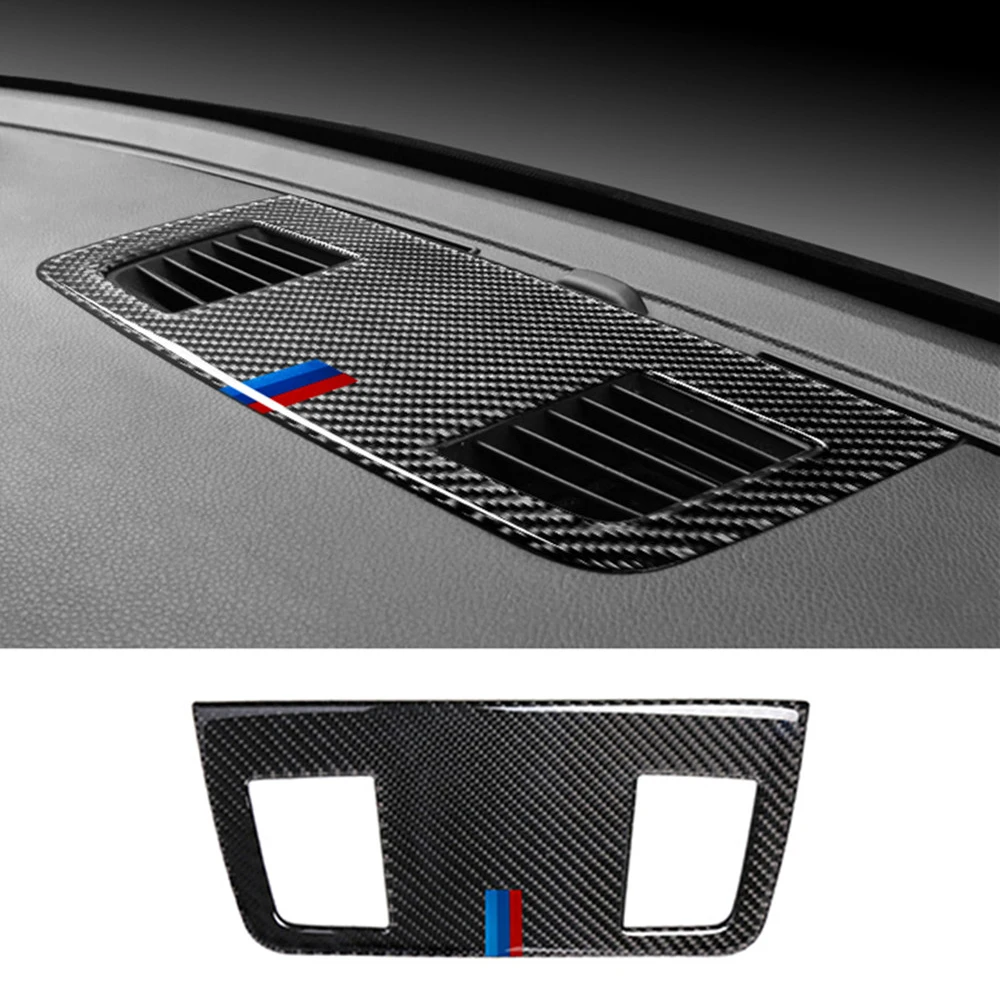 

Carbon Fiber Car Interior Dashboard Speaker Panel Decoration Car Stickers Automobile Accessories for BMW E90 E92 E93 3 Series