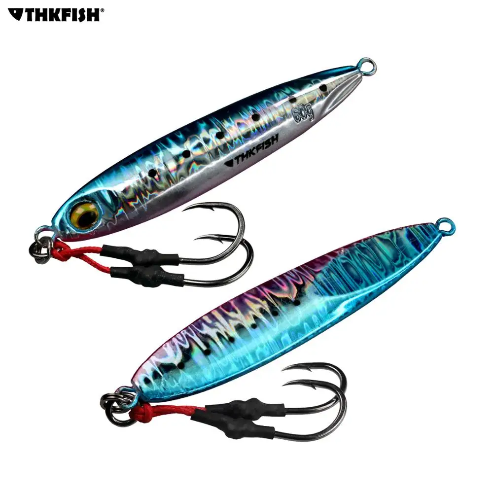1PcsFishingJiggingSpoonLures60g80gFishingMetalHardLures