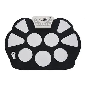 

W758 Digital Portable 9 Pad Musical Instrument Electronic Roll-up Drum Kit