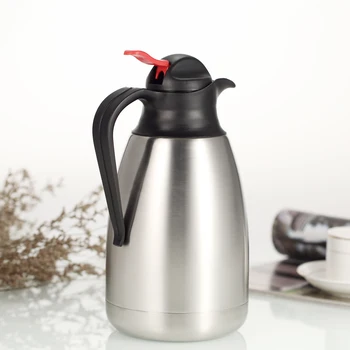

New 1.5L Vacuum Insulated Coffee Pot Stainless Steel Double Wall Drinkware Unbreakable Large Capacity Water Pitcher Thermal Cara