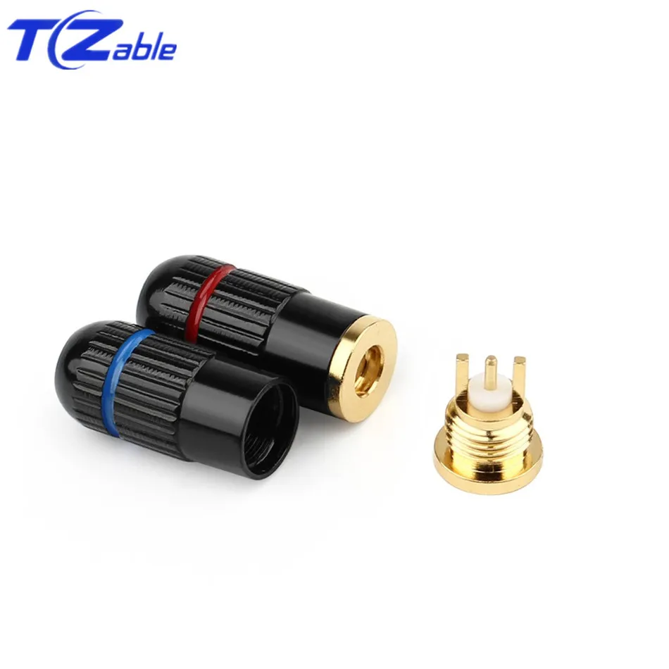 Earphone Pin Audio Jack Wire Connector For MMCX Female Headphone Plug For UE900 SE535 SE215 W10 W20 W30 Solder Splice Adapter