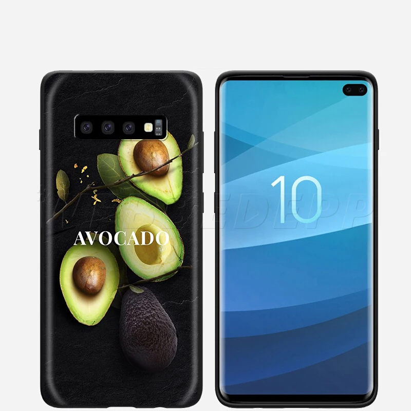 Webbedepp вкусные авокадо чехол для Samsung Галактики S7 S8 S9 S10 Edge Plus Note 10 8 9 A10 A20 A30 A40 A50 A60