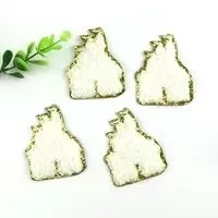 2022 New 3D Colorful Castle Bow Chenille Embroidered Patches Iron on Embroidery Sewing On Badges Children kids Clothing Stickers 