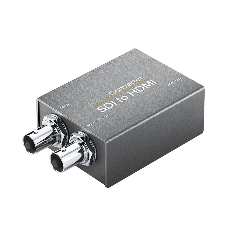 Адаптер микро конвертер SDI в HDMI с питанием Mini HD адаптер для видеосъемки аудио и