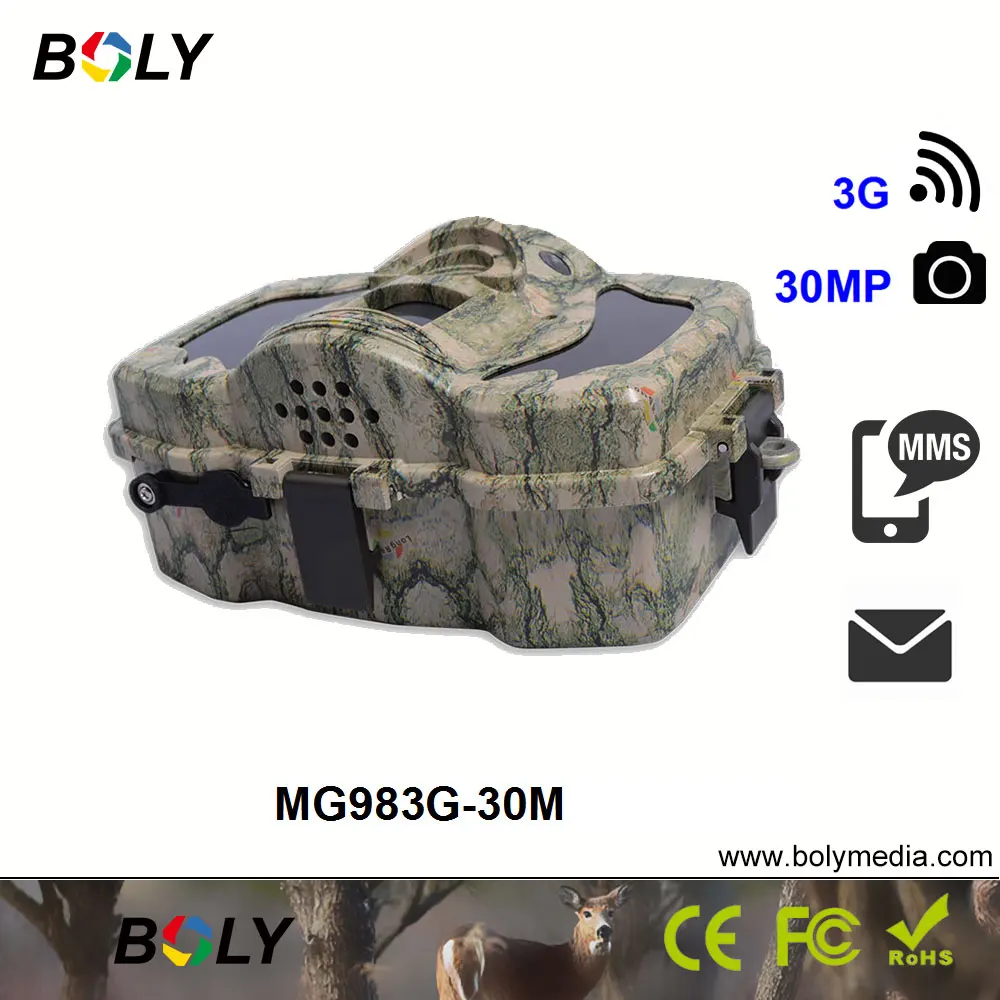 Следовая камера 3g Bolyguard 30MP 1080P GSM фото ловушка поддержка 3g 2G без свечения 940nm светодиодный 100ft обнаружения беспроводной охотничья камера