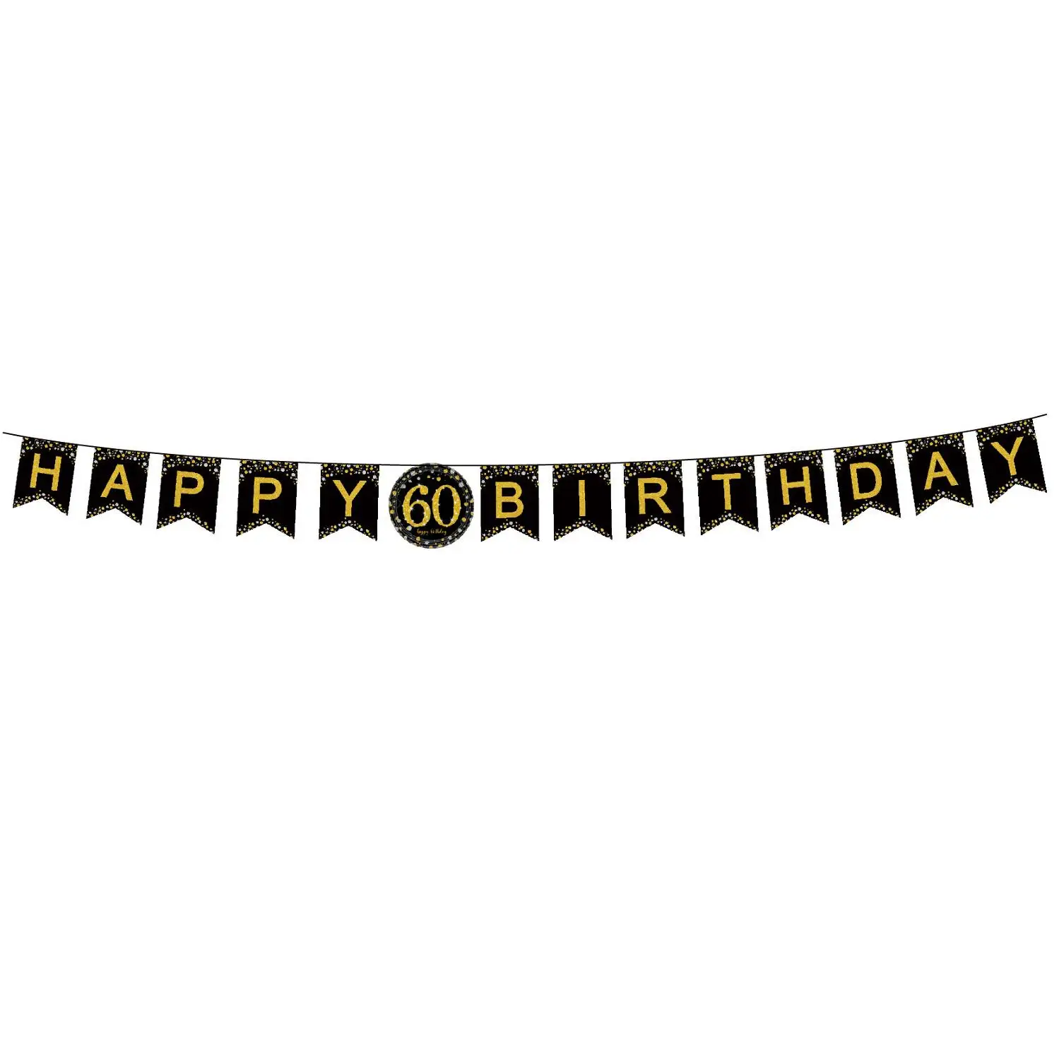 60flag 14pcs-set 18/21/30/40/50/60th Happy Birhtday столовая посуда наборы латексный воздушный шар "Конфетти" тарелки чашки Салфетка скатерть поставки декор - Цвет: 60flag 14pcs-set