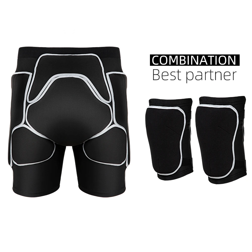 COPOZZ Unisex Sports Gear Short Snowboard Protection Hip Butt Motorcycle Shorts Ski Skate Protective Padded Shorts Knee Pads protective shorts hip protective pads