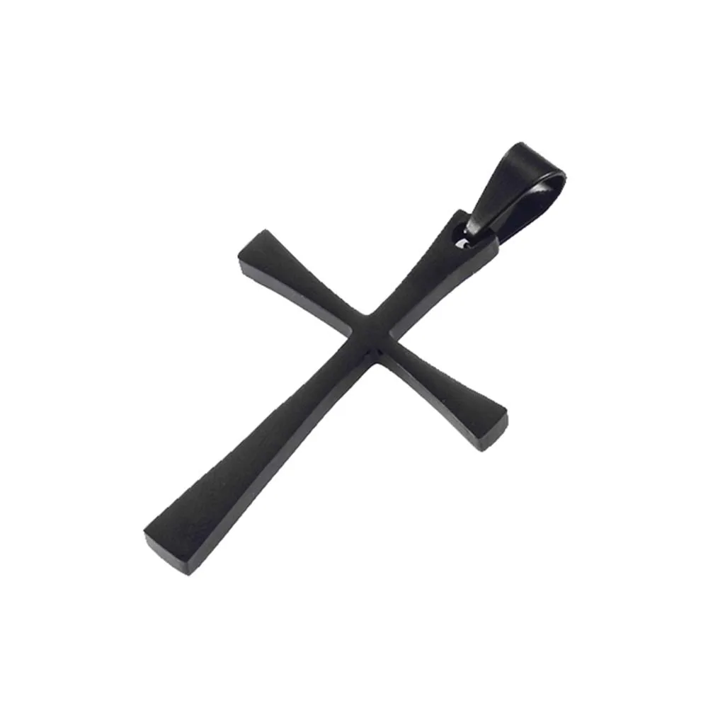 GoPaw Roestvrij stalen kruis hanger ketting, kruis ketting set voor mannen vrouwen, kruis hanger kettingen met armband 2/2,4 mm, roestvrij stalen ketting armband 46/51/56/61/66 cm lengte, 61CM