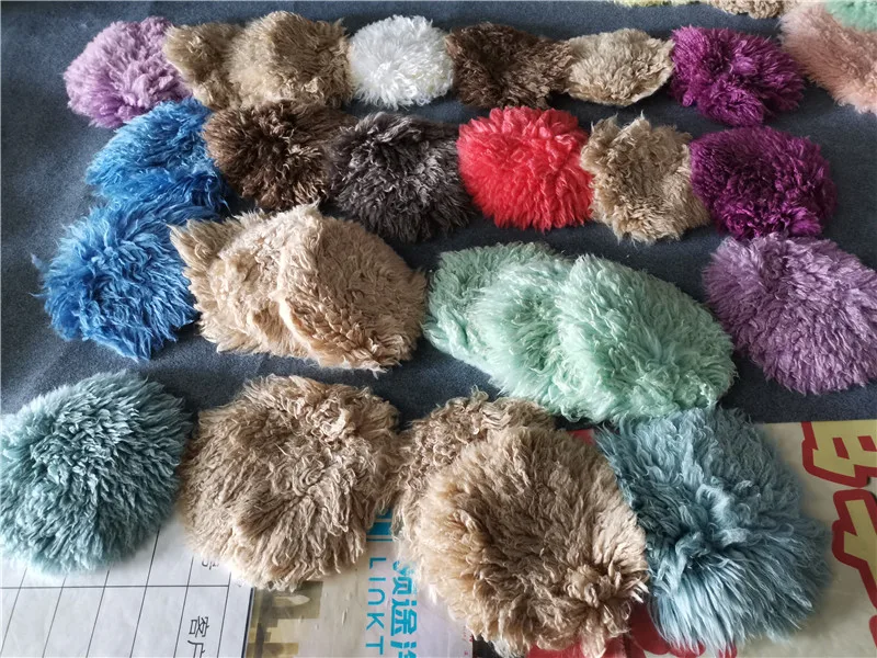 Baby Photography Blanket 30cm Australia Pure Wool Mats Background Matting Props for Newborns Photo Shoot Fotografia Accessories