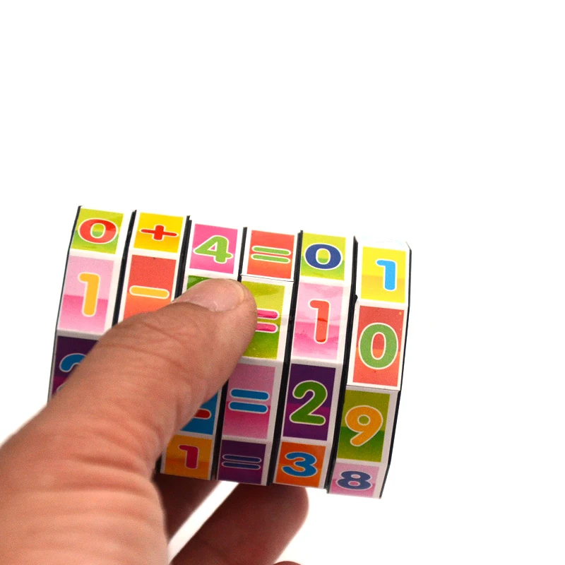 Волшебный кубик для раннего образования, детский цифровой Магический кубик, головоломка, игрушка, цилиндрический Магический кубик, высокое качество