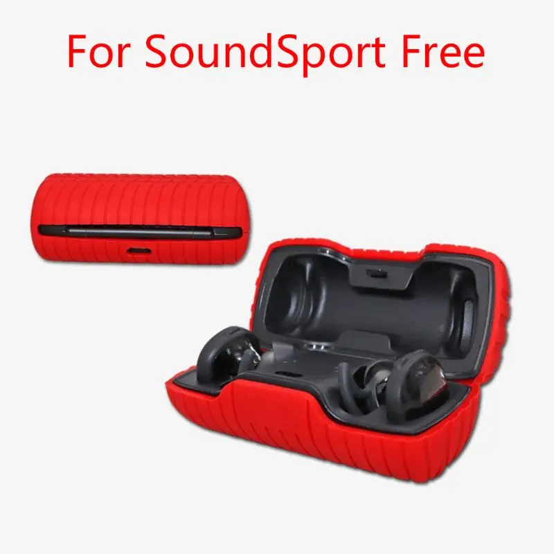 Split Silicone Protective Case Full Cover for Bose SoundSport Free Accessories