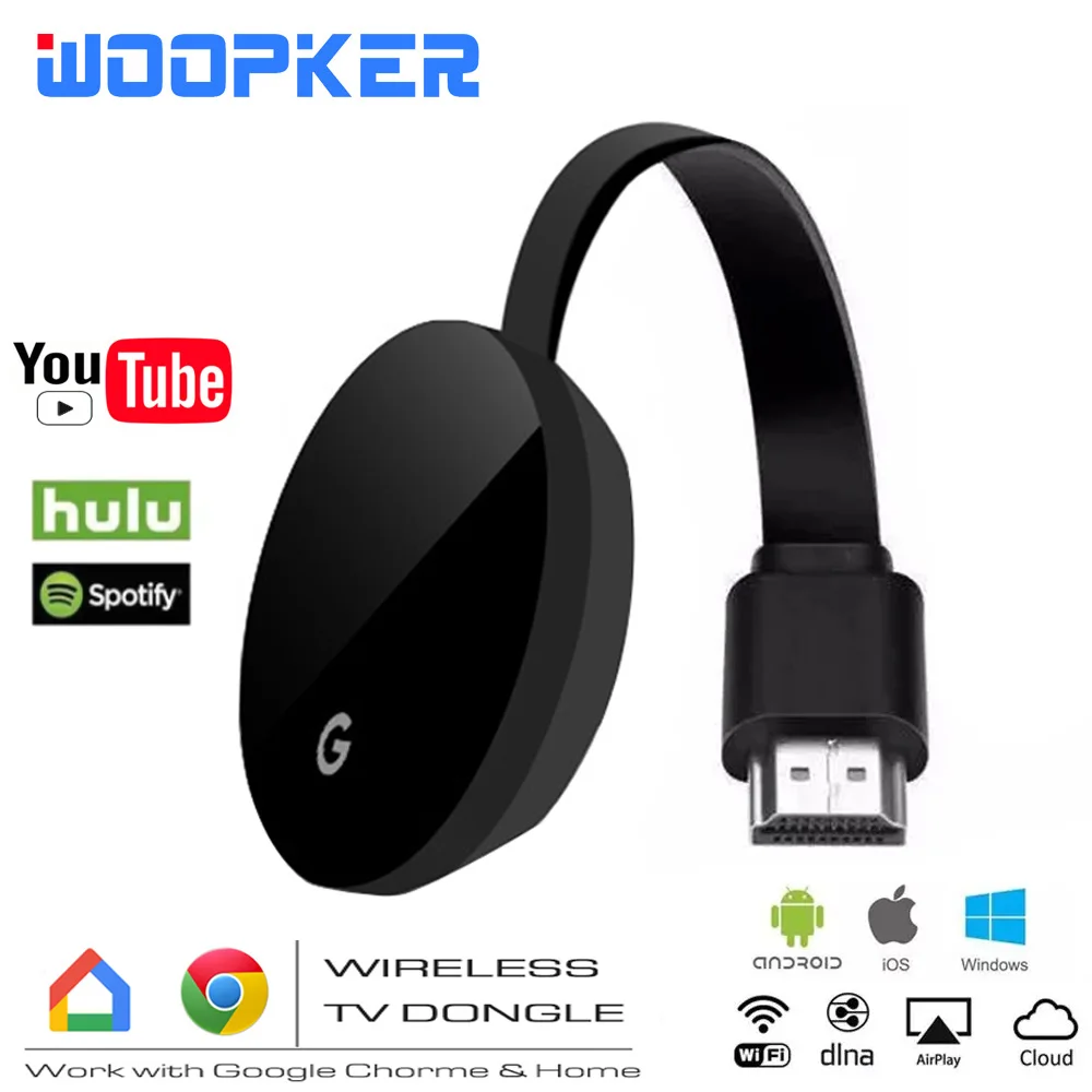 ТВ-флешка 2 4G 5G Wi-Fi G7S дисплей ресивер для Google Chromecast 3 Anycast ТВ-приемник HD Miracast IOS Android