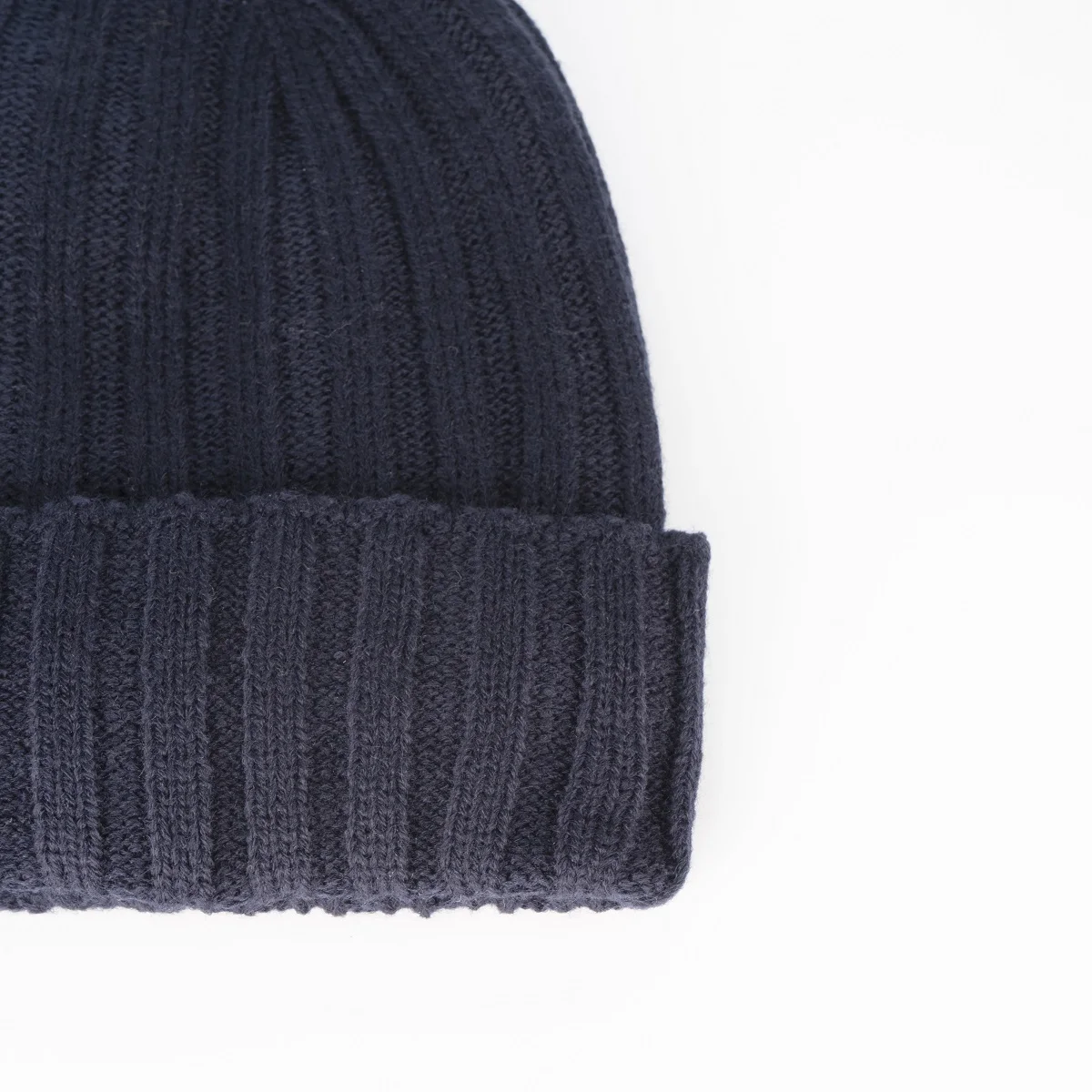 Connectyle Women's Rib-Knit Beanie Hat - Stretch Cuffed Winter Ski Cap, Navy Blue, One Size - View #8