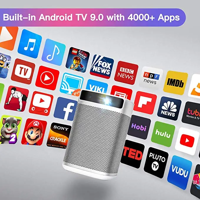 New Cheap cLjon XGIMI Mogo projecteur Portable intelligent Android 9.0 Mini projecteur avec batterie 10400mAH Full HD DLP Portable Proyector