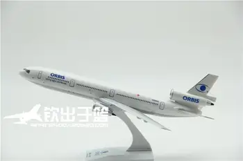 

27CM Simulation Aircraft Model DC-10 Orbis Airlines Aviation 1: 200 Can Be Assembled Aviation Model Toys for Children Adults