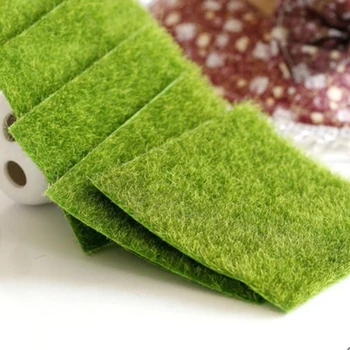 

1pcs Miniature Dollhouse Mitation Accessories Fake Moss Garden Toy Furniture Courtyard Artificial Green Grass Toys For Children