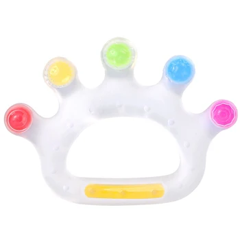 

Soft Silicone Baby Teether Eco Friendly Ergonomic Colorful Soothing Crown Candy Portable Chewing Toy Gift Safe Non Toxic