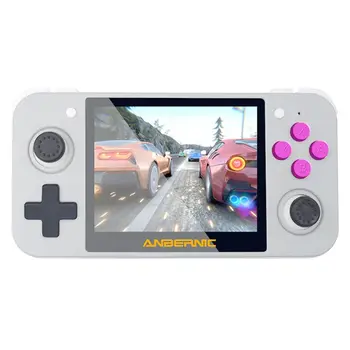 

RG350 Retro Game Console 64bit Handheld Console 3.5 Inch IPS Screen Dual-core 16G+128G TF Arcade Game Player PS1