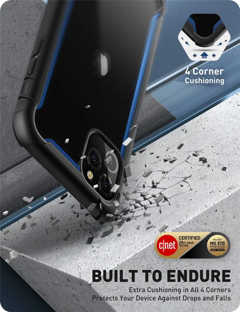 I-BLASON для iPhone 11 Pro Max чехол 6,"( выпуск) Ares полный корпус Прочный Прозрачный бампер крышка со встроенной защитной пленкой