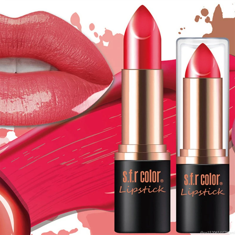 

Retro Red Matte Lip stick Long Lasting Nude Lip Gloss Waterproof Silky Velvet Lips Glaze Not Stick Cup Lip Tint Lipstick TSLM2