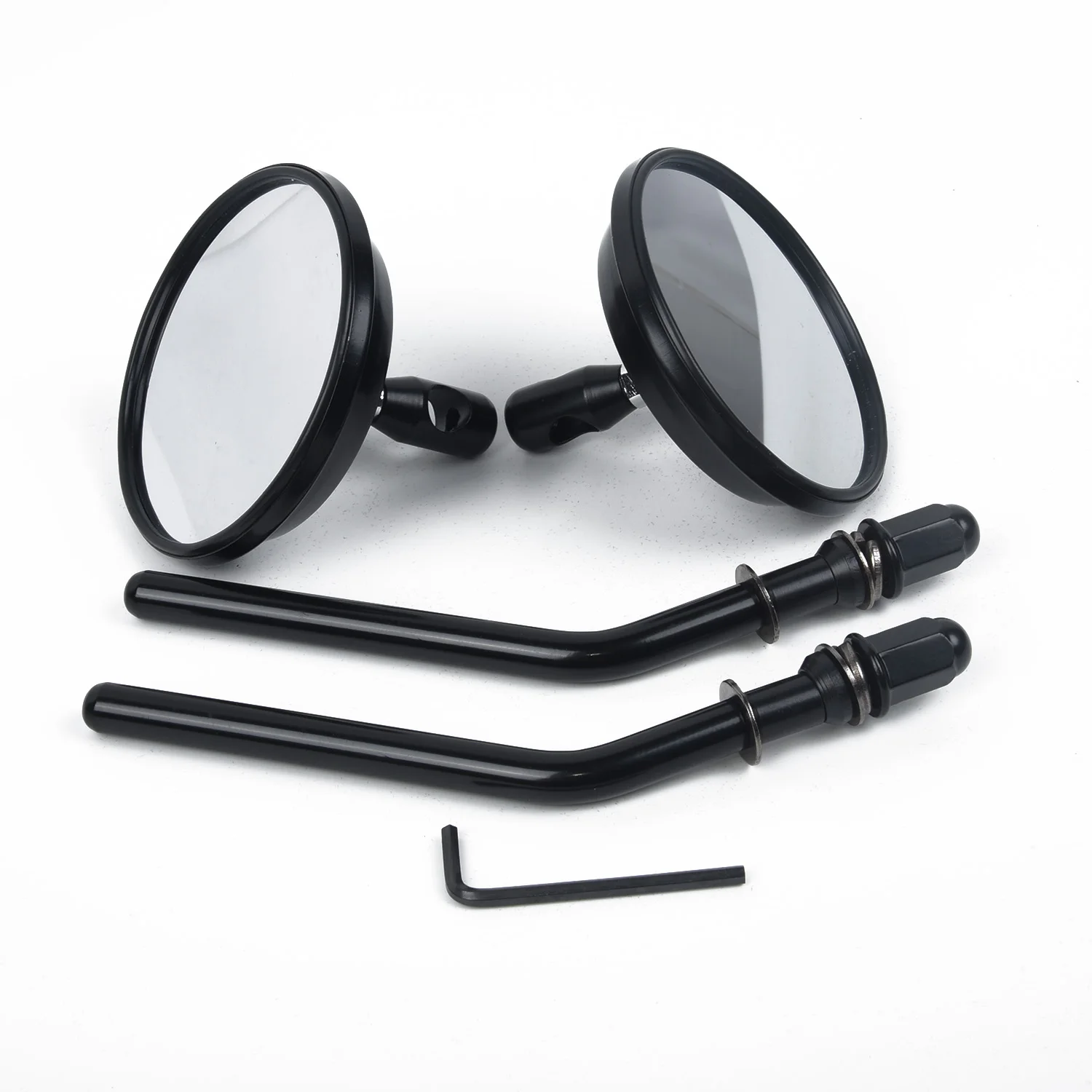 Зеркало заднего вида для Harley Cross Bones 2008-2009 черные запасные части новые