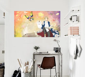 

[Self-Adhesive] 3D Natsume 159 Japan Anime Wall Stickers Mural Decal Wall Murals AJ WALLPAPER Belly