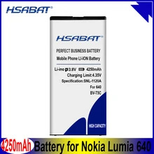 HSABAT 4250 мА/ч, Батарея для microsoft Nokia Lumia 640 BV-T5C RM-1109 RM-1113 RM-1072 RM-1073 RM-1077 RM Lumia640