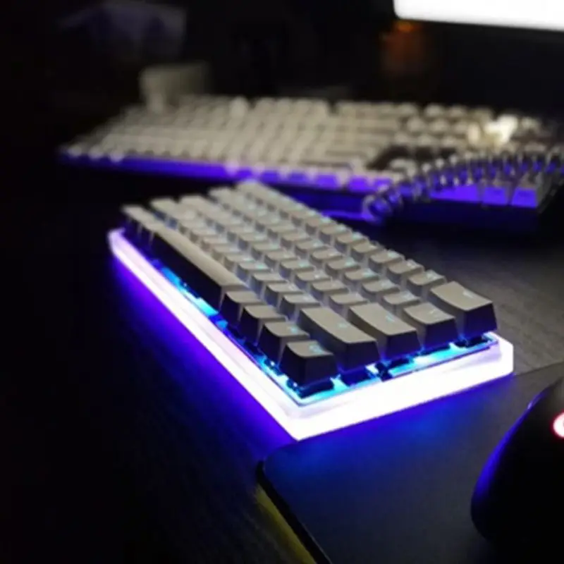 Матовый Акриловый чехол в виде ракушки PCB пластина для GH60 DZ60 Poker2 60% мини-клавиатура