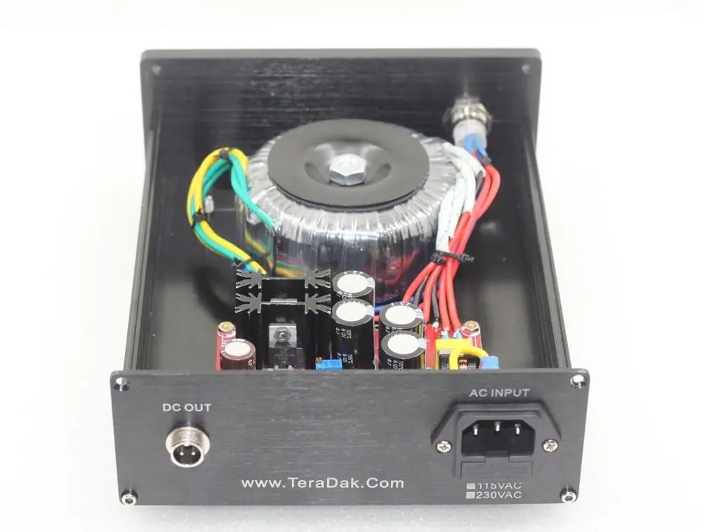 TeraDak DC12V 5A power source PSU HiFi update low noise linear power supply