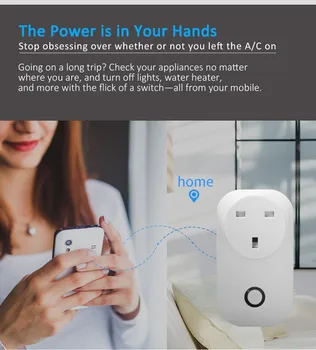 

Cross-border hot-selling WIFI smart socket mobile phone remote control socket now supports ALEXA socket standard